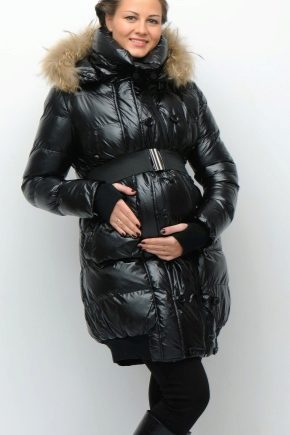 Stylish down jackets for pregnant women