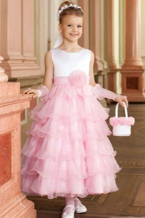 Elegante jurk van tule voor meisjes