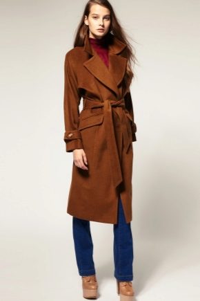 What can I wear with a brown coat?