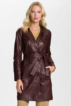 Manteau en cuir pour femmes - le même classique!