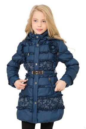 Lehký kabát pro dívky na podzim-jaro