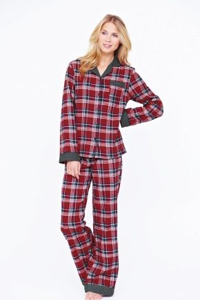 Flanellen pyjama's