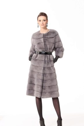 Chanel-style mink coat