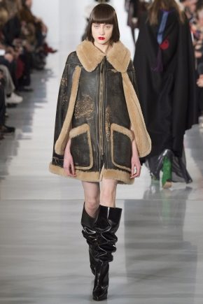 Fashionable sheepskin coat autumn-winter 2019-2020