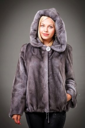 Mink coat graphite color