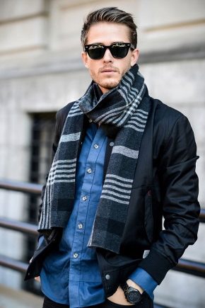 Hur man bär en scarf för en man?