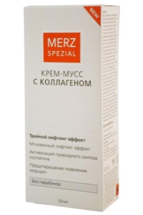 Мус от крем Merz Spezial с колаген