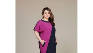 Rechte jurk voor vrouwen met overgewicht