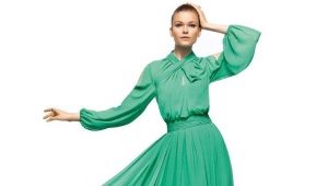 فستان سهرة أخضر