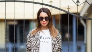 Leopard coat - belakang dalam fesyen