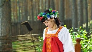 Ruská lidová letní šaty