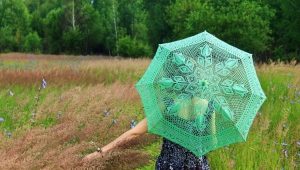 Zelený deštník