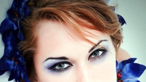 Modrý make-up
