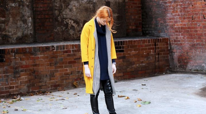 Žlutý kabát: modely a co na sebe?