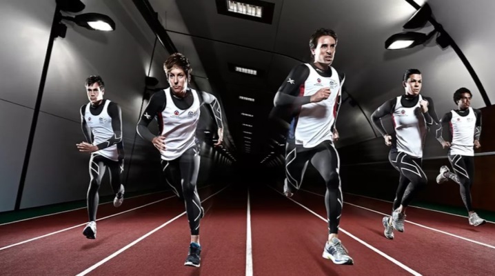 Compression clothing for sports