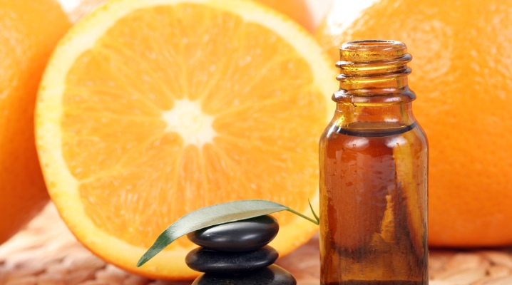 Orange æterisk olie til hår