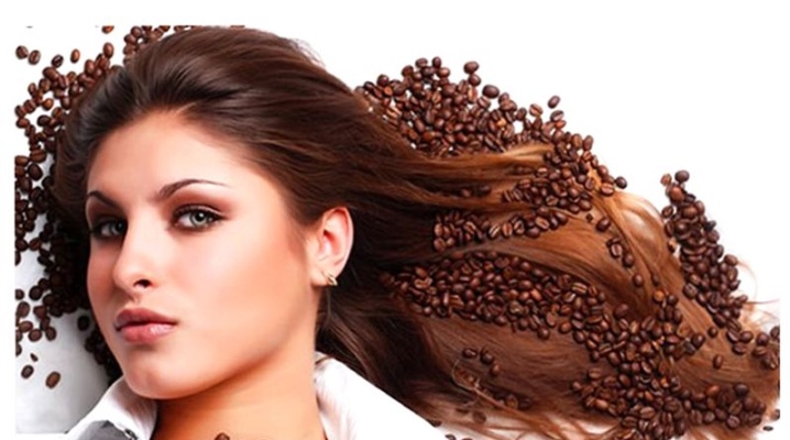 Vlasová maska ​​s kávou
