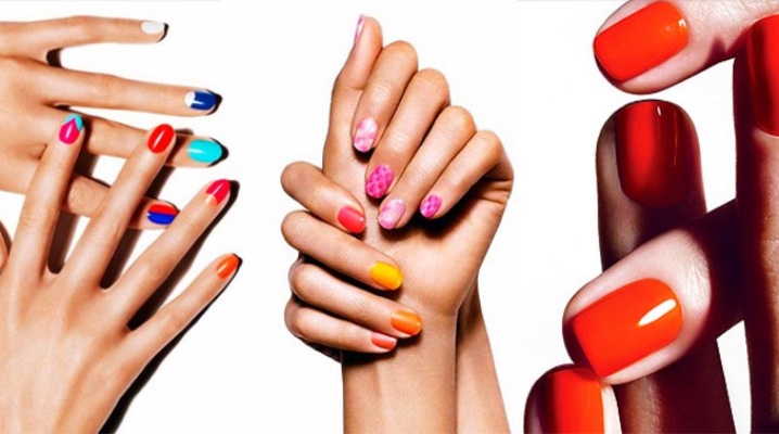 Vernis gel design pour ongles courts