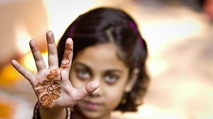 Henna-tekeningen voor kinderen