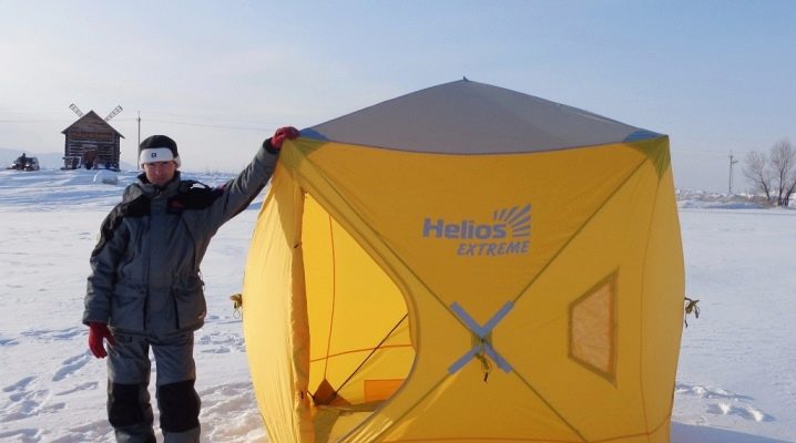 Winter cube tents for fishing: types, recommendations for selection and use