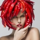 Maschera per capelli di peperone rosso