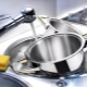 How to wash a burnt stainless steel pot?