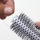 How to brush a hair comb?