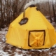 Как да затопли палатката?