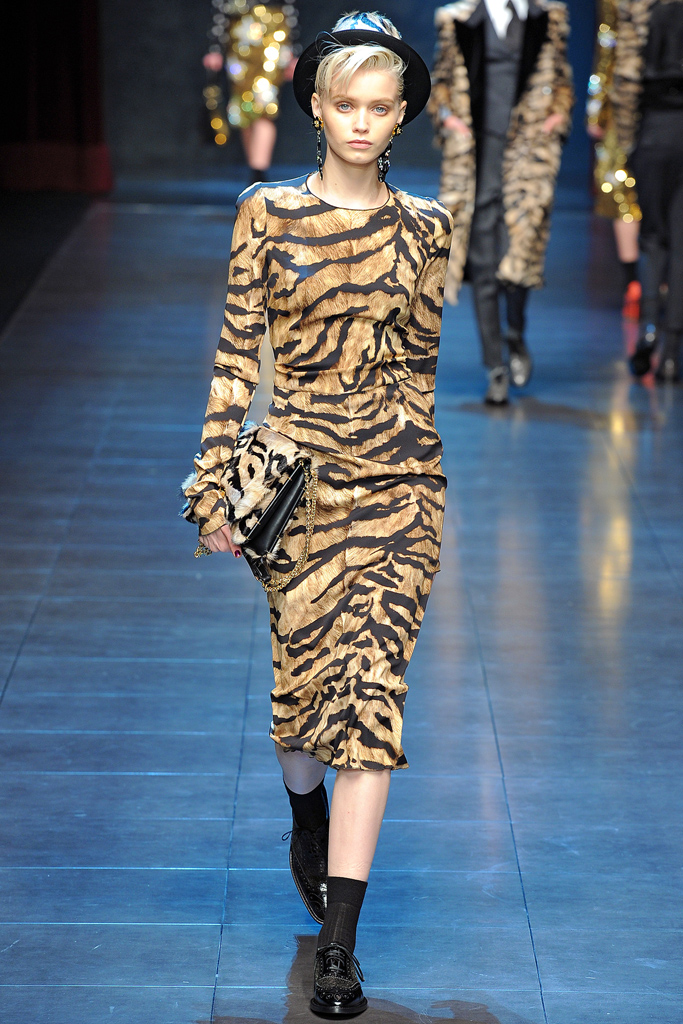 dolce gabbana tiger dress
